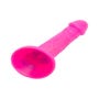 Gode ventouse silicone multicolore rose 17,8 cm Luxe
