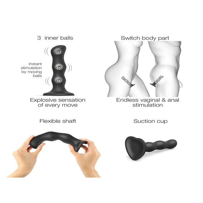Dildo Strap-on-Me Geisha Balls