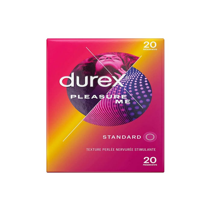 Préservatifs Pleasure Me boîte de 20