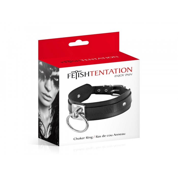 Collier Choker Ring Fetish Tentation