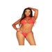Body 89210 résille à mailles larges rouge