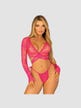 Ensemble 2 pièces 81659 dentelle rose