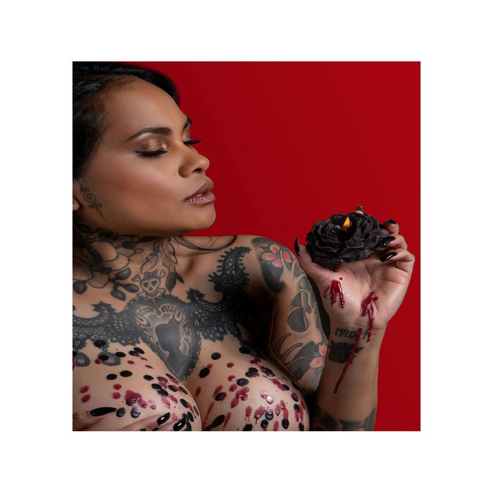 Kit de 2 bougies BDSM Rose Drip Candle
