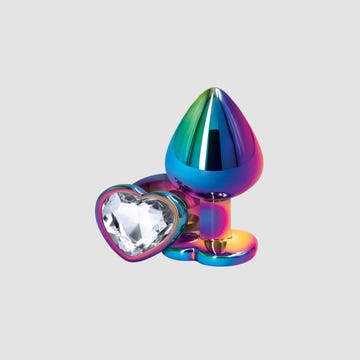 Plug anal bijou Coeur Rear Assets Multicolor Medium