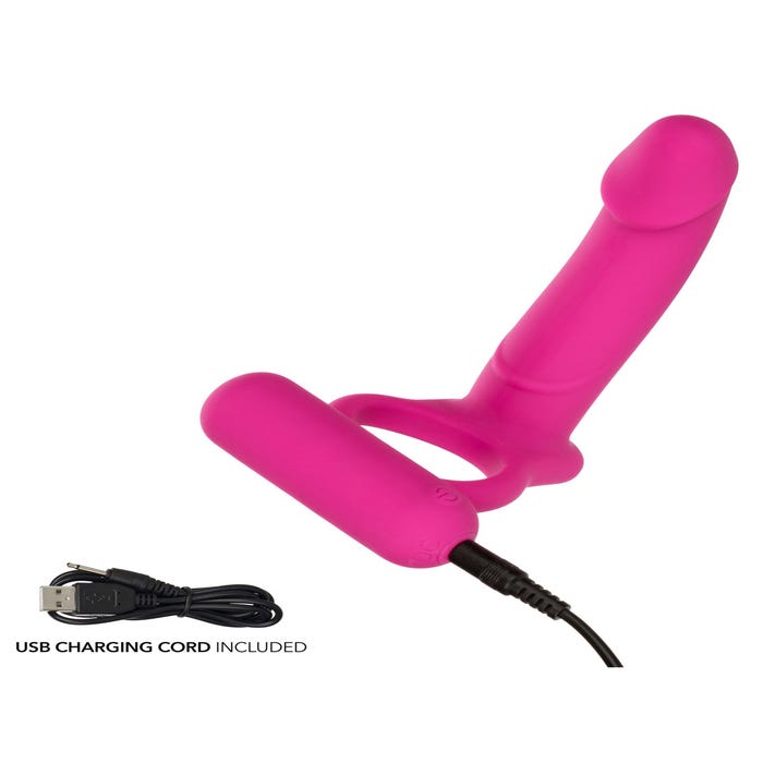 Anneau vibrant double pénétration Double Diver