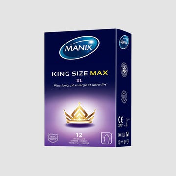 Préservatifs King Size Max boîte de 12