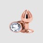Plug anal bijou Rear Assets rose gold small