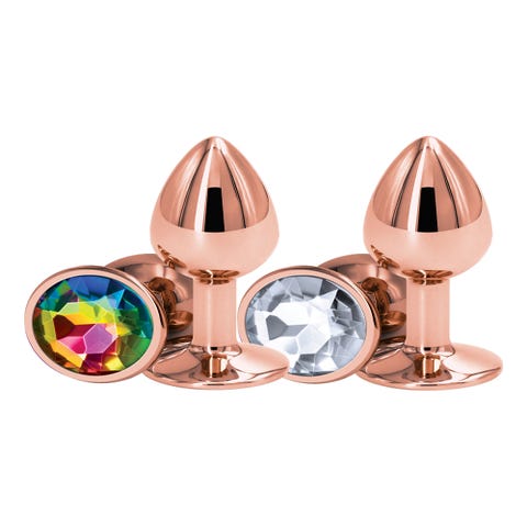 Plug anal bijou Rear Assets rose gold small