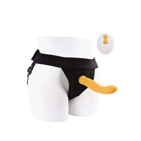 Gode ceinture vibrant télécommandé Sweet Embrace