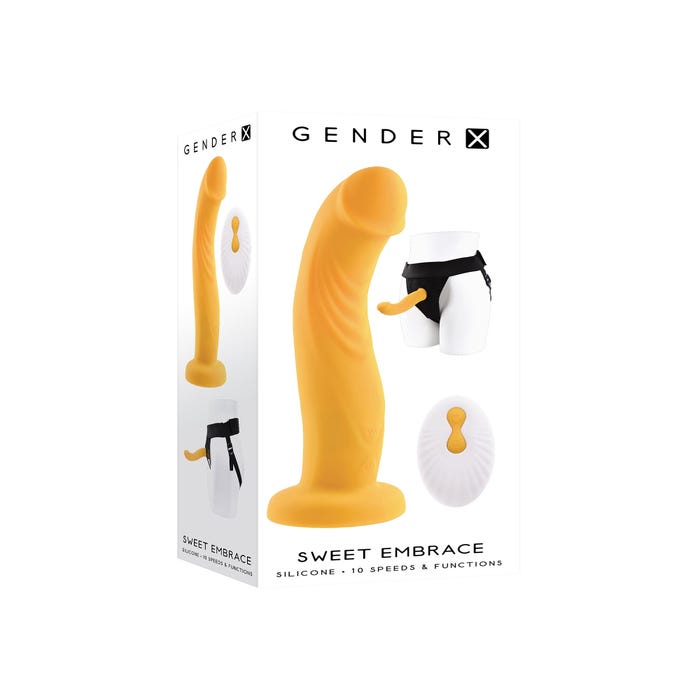 Gode ceinture vibrant télécommandé Sweet Embrace