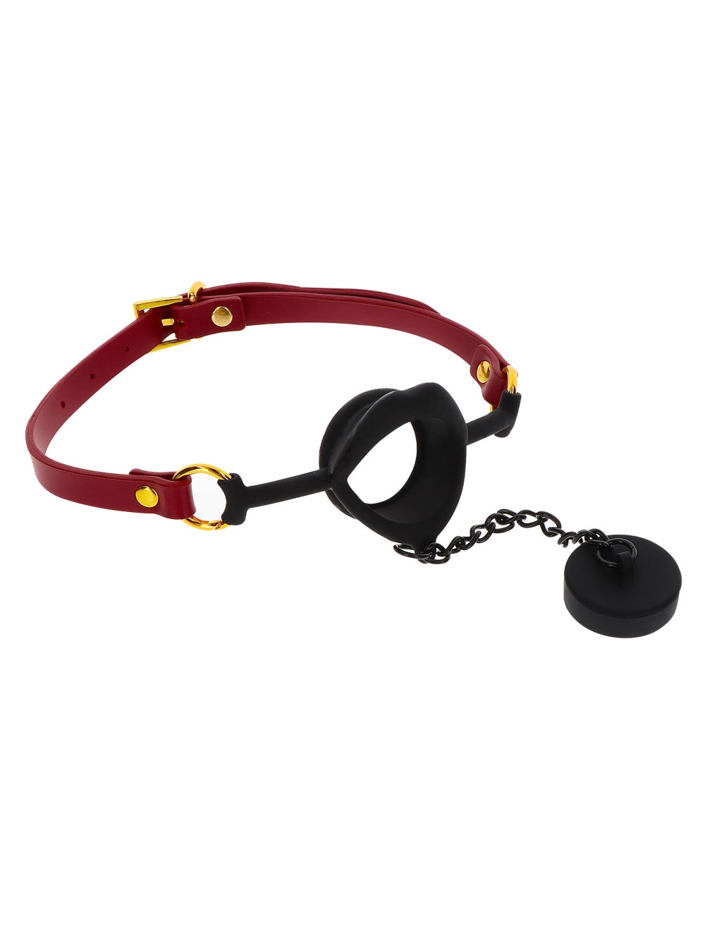 Bâillon anneau avec bouchon Bondage in Luxury 3