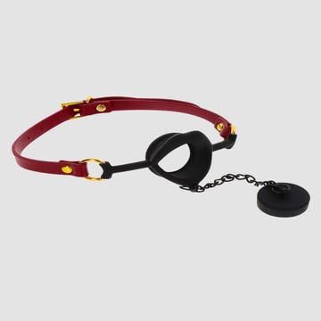 Bâillon anneau avec bouchon Bondage in Luxury