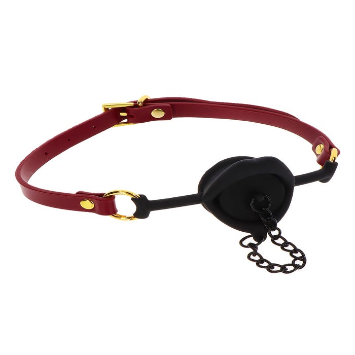 Bâillon anneau avec bouchon Bondage in Luxury