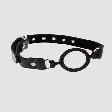 Bâillon anneau silicone Luxury Bondage