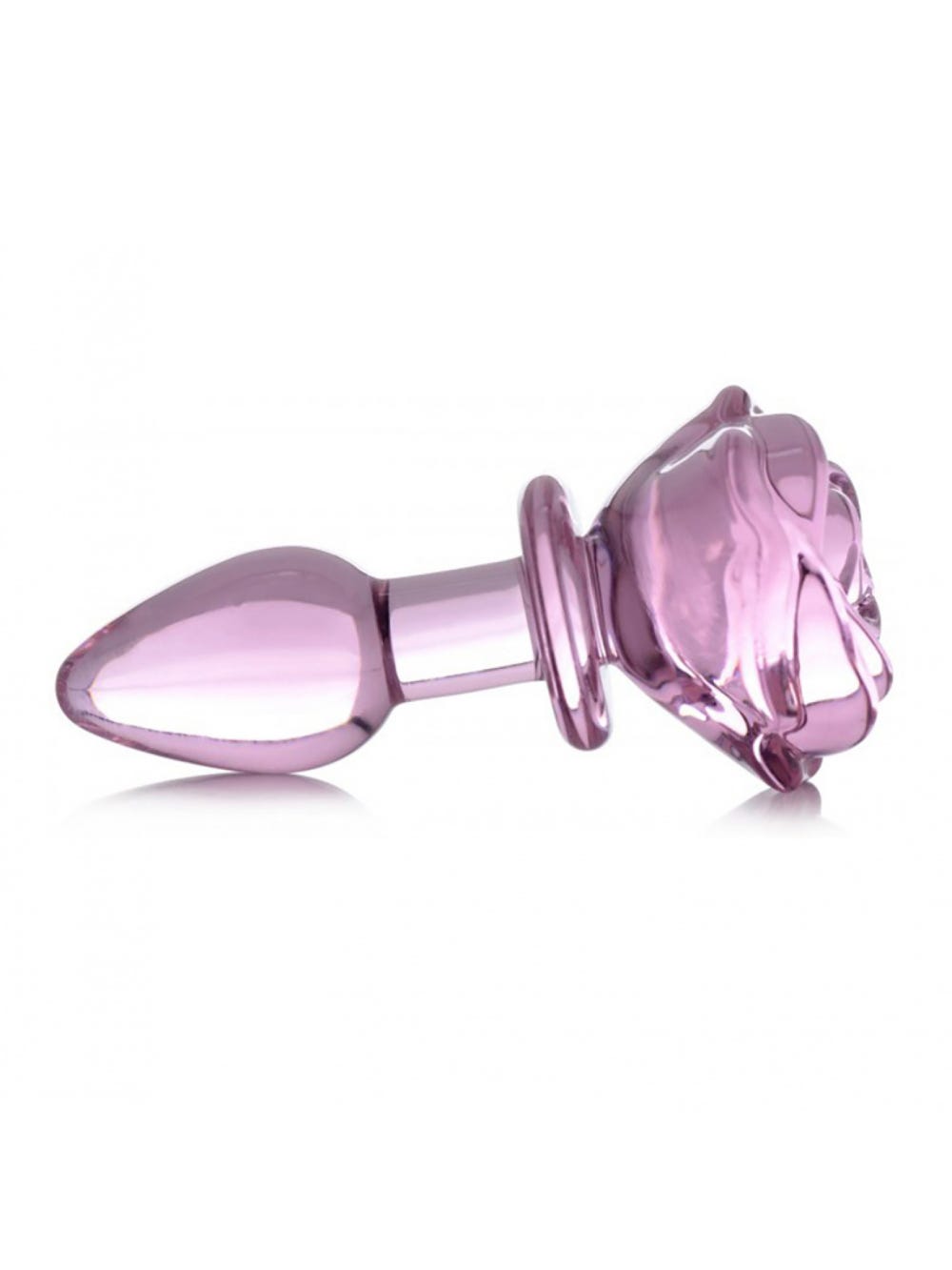 Plug anal en verre Pink Rose small main product photo