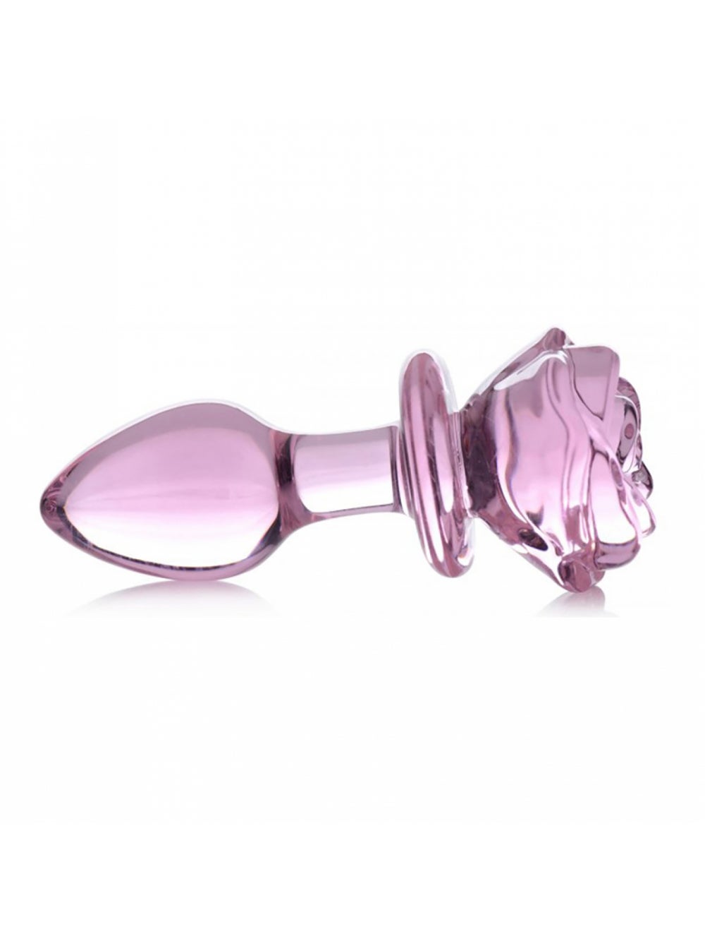 Plug anal en verre Pink Rose medium 2