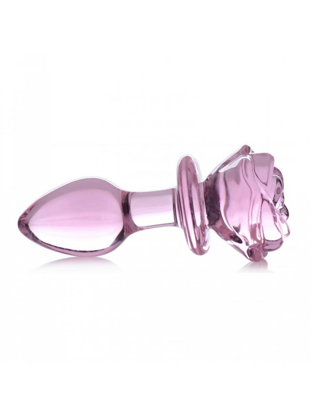Plug anal en verre Pink Rose medium main product photo