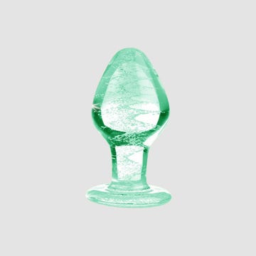 Plug anal en verre phosphorescent medium