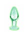 Plug anal en verre phosphorescent medium