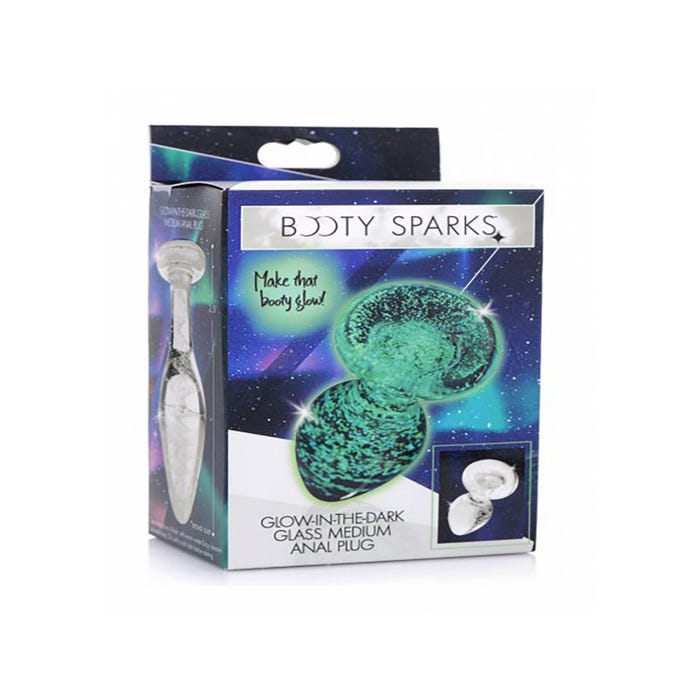 Plug anal en verre phosphorescent medium