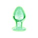 Plug anal en verre phosphorescent large
