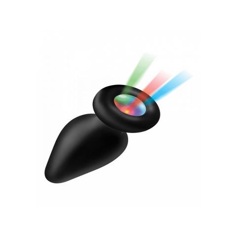 Plug anal silicone lumineux Light Up small