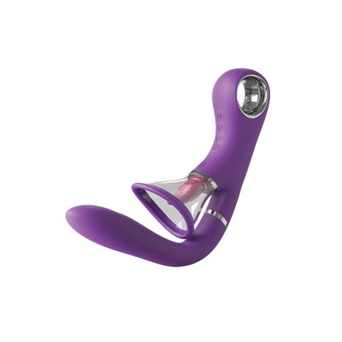 Pompe à vagin avec langue vibrante Her Ultimate Pleasure Pro