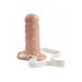 Gaine à pénis avec harnais 22,9 cm Strappy Penis Hard-On