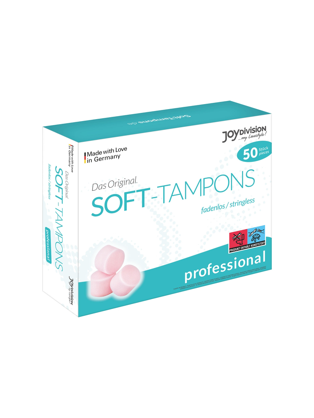 Éponges Menstruelles Soft-Tampons Professional Boîte de 50 main product photo