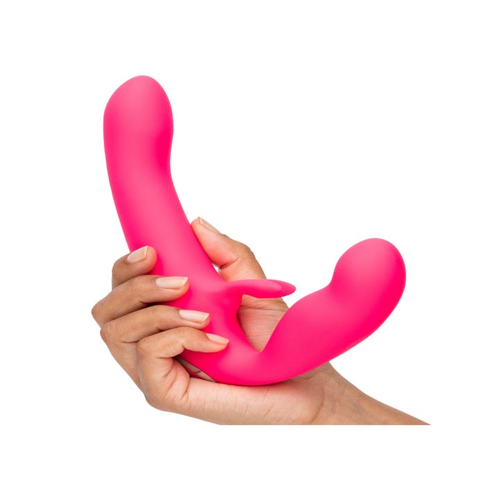 Strap-on rabbit vibrant Rechargeable Happy Rabbit