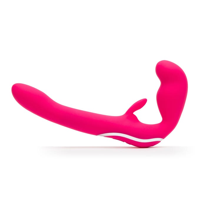 Strap-on rabbit vibrant Rechargeable Happy Rabbit