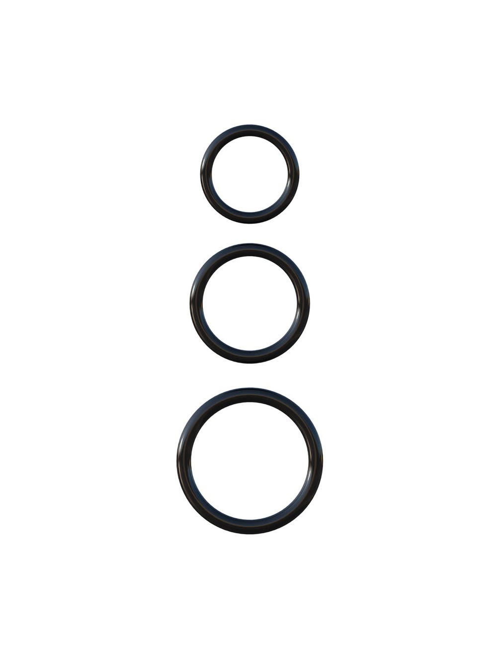Kit de 3 cockrings silicone Stamina Fantasy C-Ringz main product photo