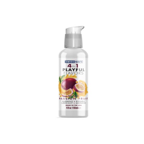 Gel massage et lubrifiant chauffant 4 en 1 Wild Passion Fruit 118 ml