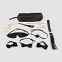 Kit BDSM similicuir Bow Tie 7 pièces