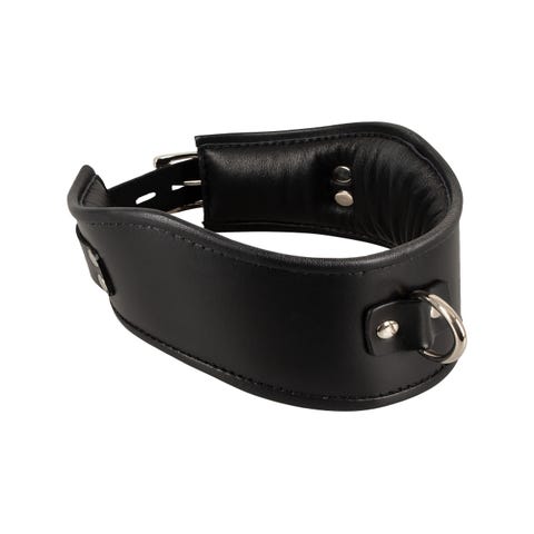 Collier BDSM minerve similicuir