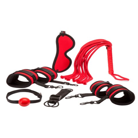 Kit BDSM Red Hot Passion 6 pièces