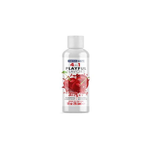 Gel massage et lubrifiant chauffant 4 en 1 Poppin Wild Cherry 30 ml