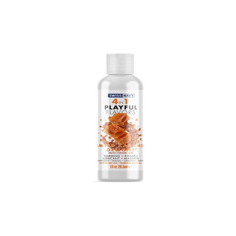 Gel massage et lubrifiant chauffant 4 en 1 Salted Caramel Delight 30 ml