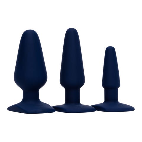 Kit plug anal silicone Booty Bound 3 pièces