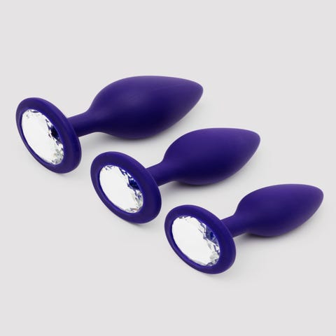 Kit plug anal bijou Three Blings 3 pièces