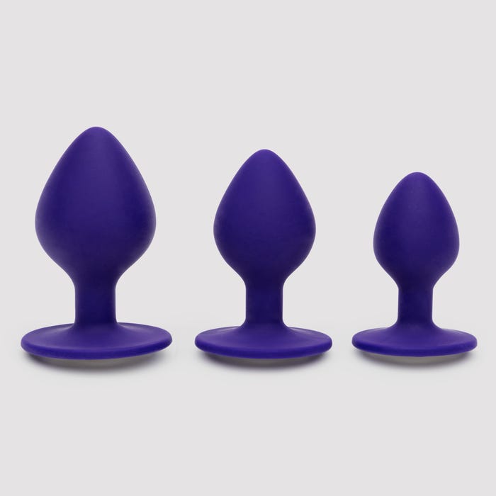Kit plug anal bijou Three Blings 3 pièces