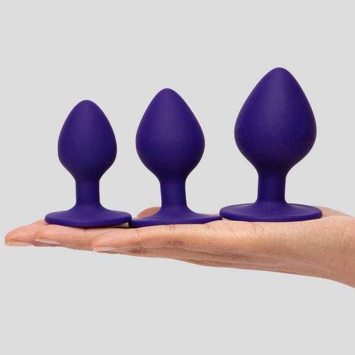 Kit plug anal bijou Three Blings 3 pièces