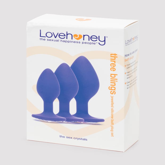 Kit plug anal bijou Three Blings 3 pièces