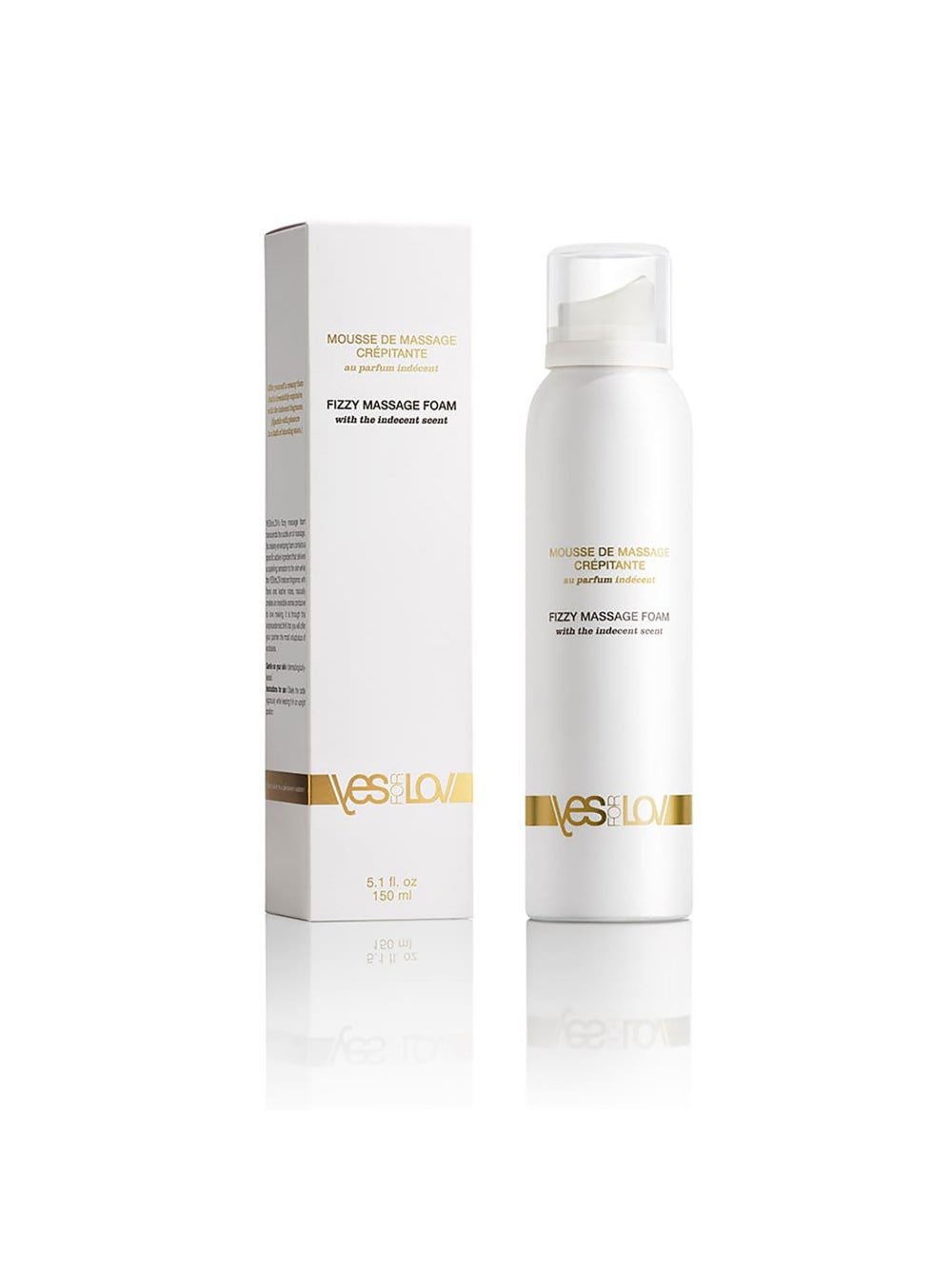 Mousse de massage crépitante au parfum indécent 150 ml 2