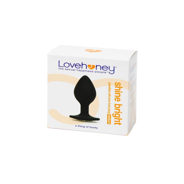 Plug anal bijou silicone Shine Bright medium