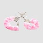 Menottes en métal avec fourrure rose Furry Handcuffs