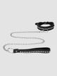 Collier et laisse Diamond Studded