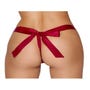 String ruban dentelle rouge