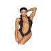 Body décolleté ouvert noir