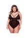 Body ouvert maille transparente noir GT